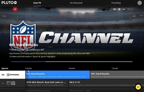 does pluto tv have live sports|More.